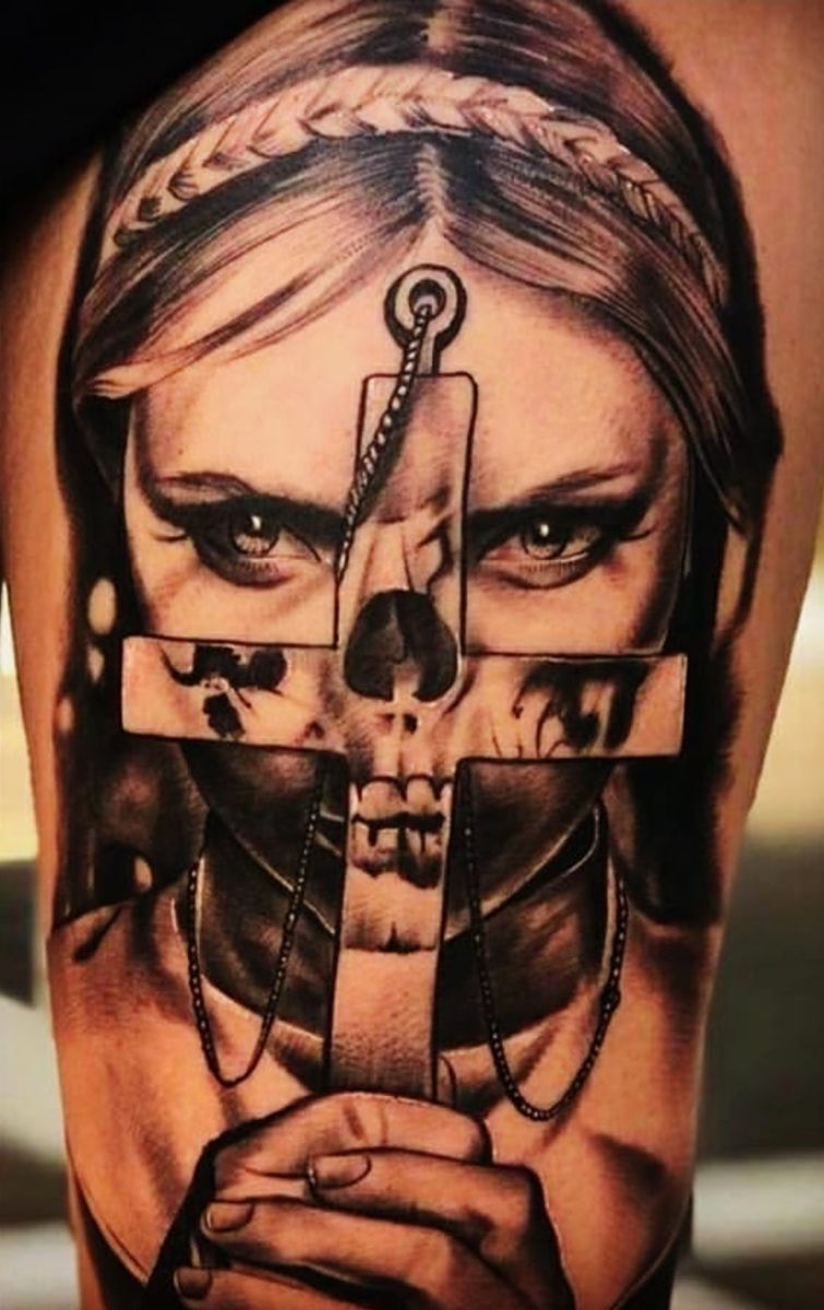 Tatuagem feita no estúdio Wesley, Santinho, Florianópolis — trabalho 6