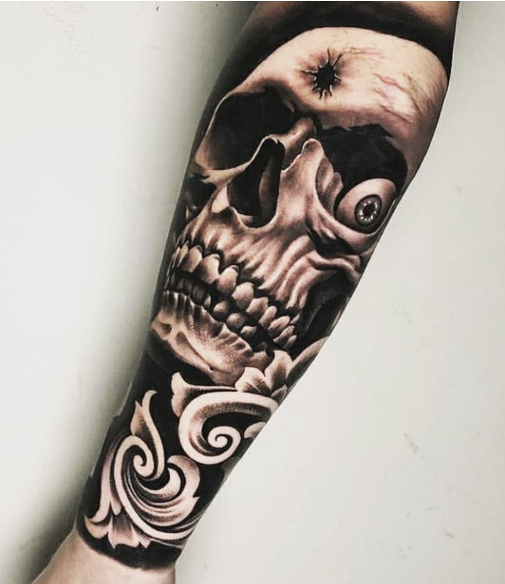 Tatuagem feita no estúdio Wesley, Santinho, Florianópolis — trabalho 11